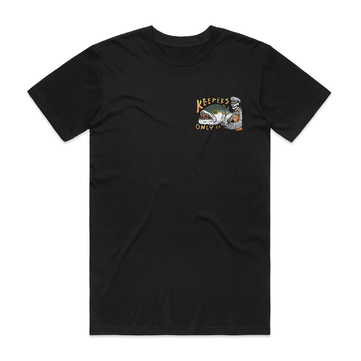 Adult-Black-T-Shirt-