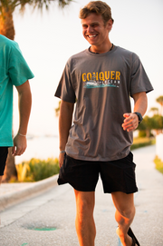 Conquer The Ocean Short Sleeve T-Shirt - Graphite