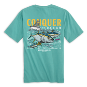 Conquer The Ocean Short Sleeve T-Shirt - Seafoam