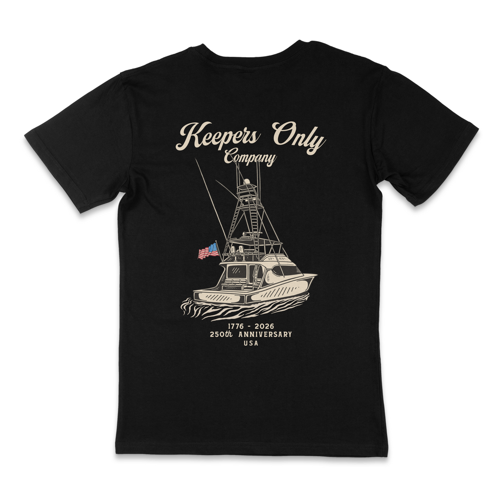 250th Anniversary Black T-Shirt – Keepers Only Co.