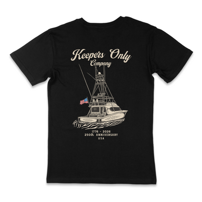 250th Anniversary Black T-Shirt – Keepers Only Co.