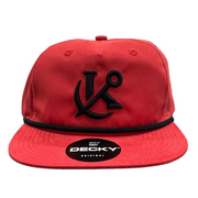 Anchored Rope Snapback - Red/Black