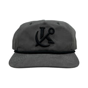 Anchored Rope Charcoal/Black Snapback