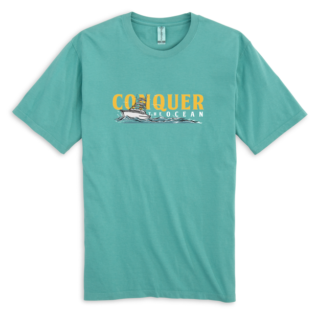 Conquer The Ocean Seafoam T-Shirt