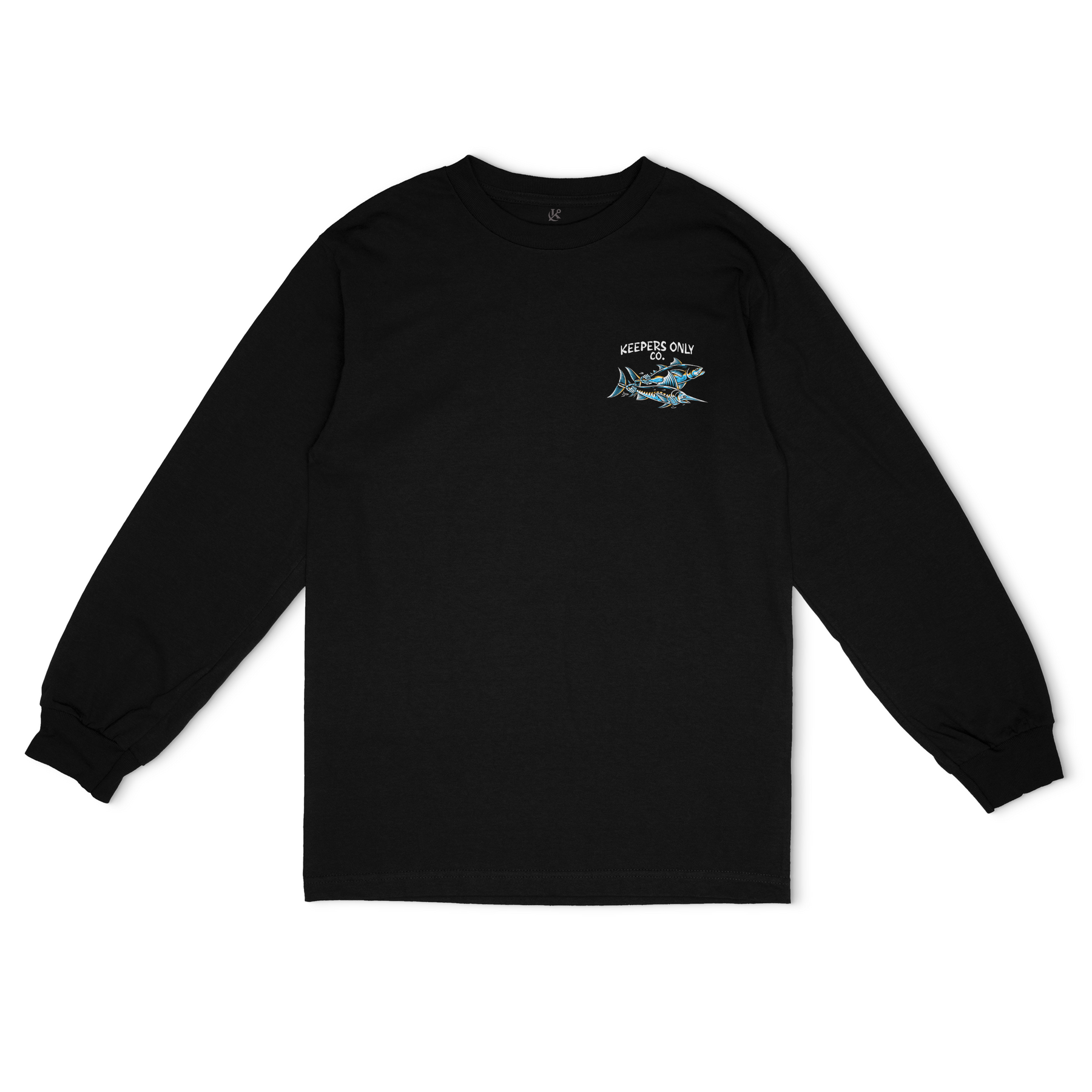 Doubled Up Black Long Sleeve – Keepers Only Co.
