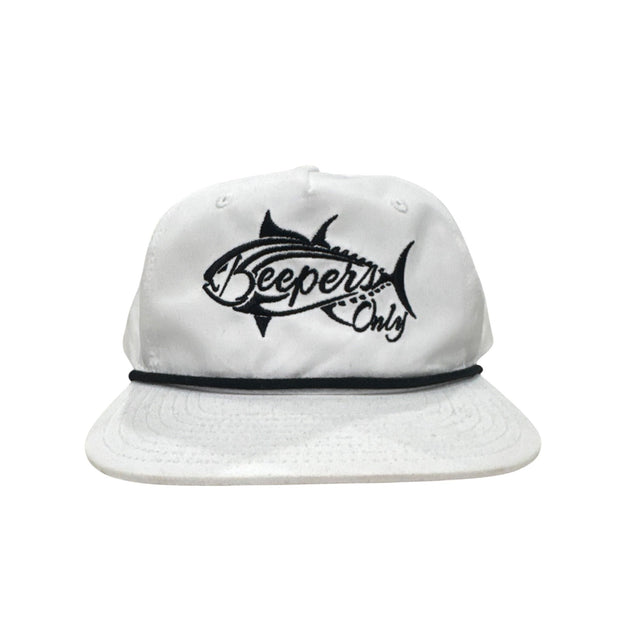 Stealth Rope Snapback - White/Black