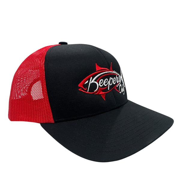 Stealth Trucker Snapback - Black/Red