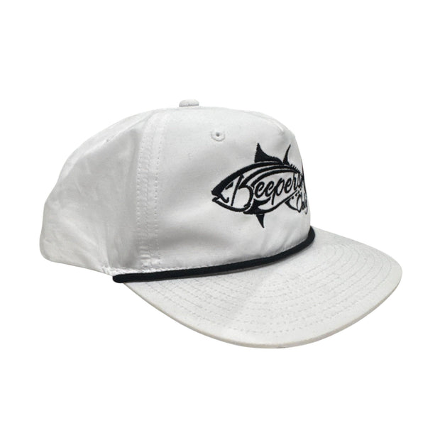 Stealth Rope Snapback - White/Black