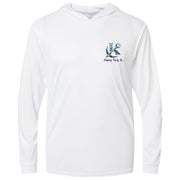 Anchored Hooded Performance White Long Sleeve