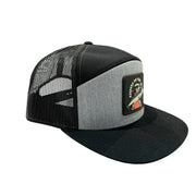 Bass Slayer 7-Panel Black / Grey Snapback