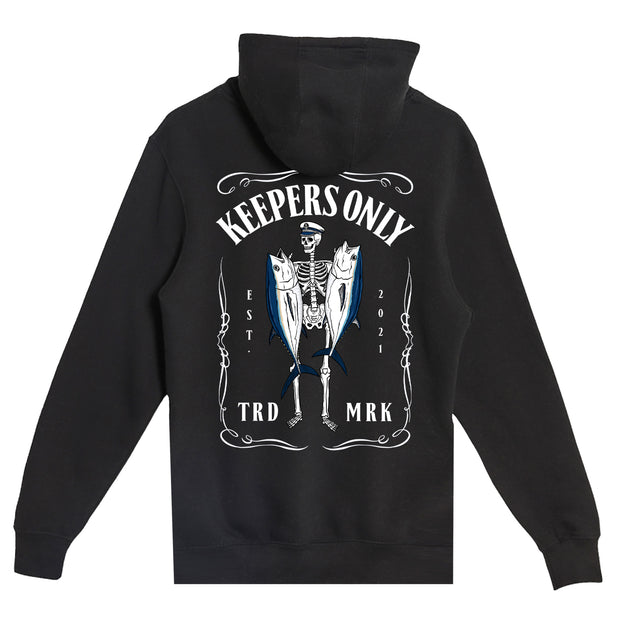 Bottoms Up Black Heavyweight Hoodie