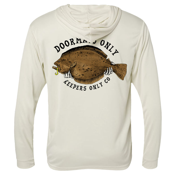 Doormats Only Hooded Performance Sand Long Sleeve