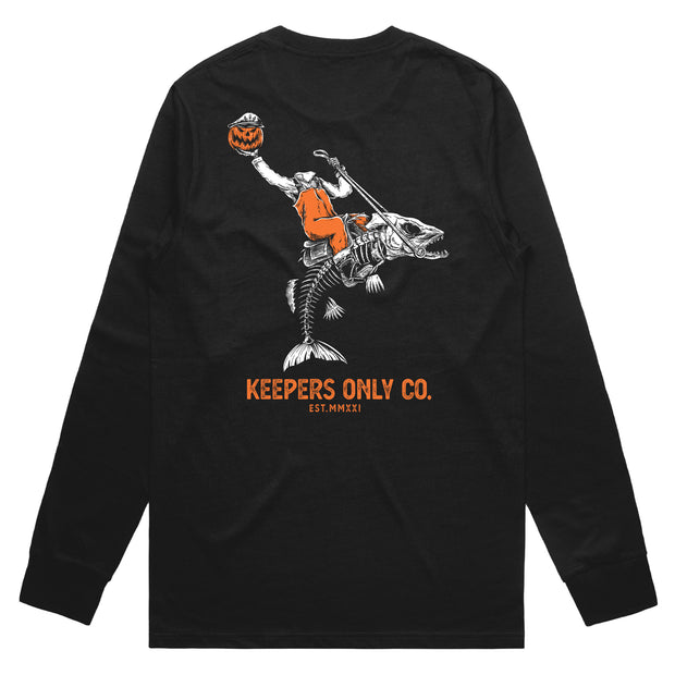 Headless Fisherman Black Long Sleeve