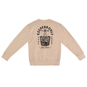 Leading Light Mushroom Heavyweight Washed Crewneck