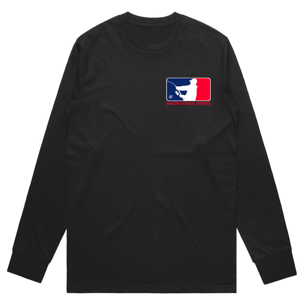 Major League Jigging Black Long Sleeve