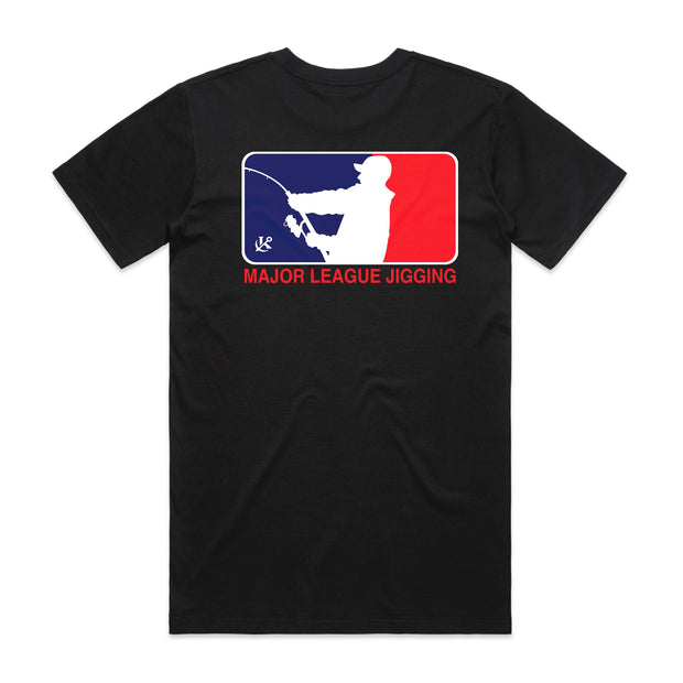 Major League Jigging Black T-Shirt