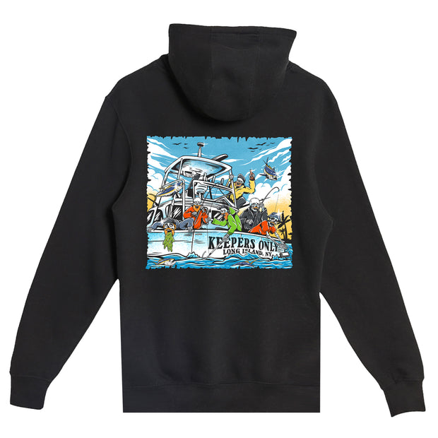 Offshore Mayhem Black Heavyweight Hoodie