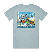 Offshore Mayhem Pale Blue T-Shirt