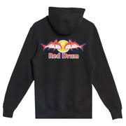 Red Drum Black Heavyweight Hoodie