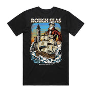 Rough Seas Black T-Shirt