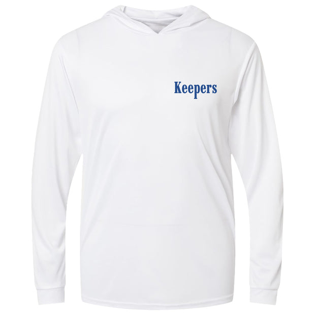 Run & Gun V2 Hooded Performance White Long Sleeve