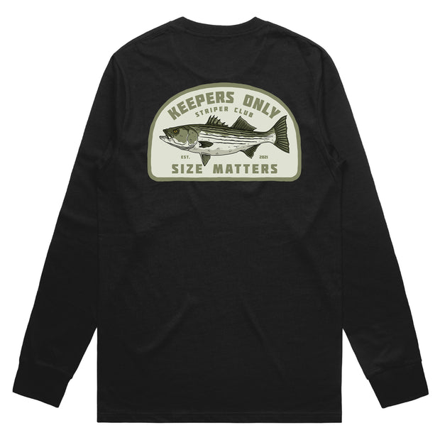 Size Matters Black Long Sleeve