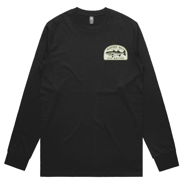 Size Matters Black Long Sleeve