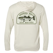 Size Matters Hooded Performance Sand Long Sleeve