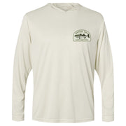 Size Matters Hooded Performance Sand Long Sleeve