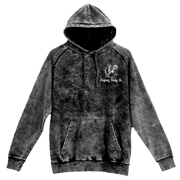 The Deep Washed Black Hoodie