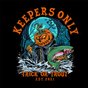 Trick Or Trout Black T-Shirt