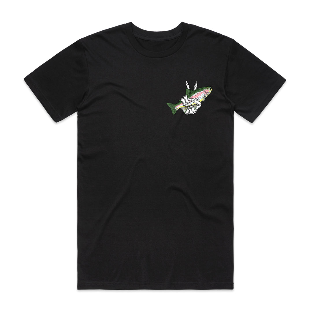 Trout Slayer Black T-Shirt | Premium Freshwater Fishing Tee