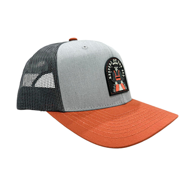 Tuna Slayer Grey & Orange Snapback Hat