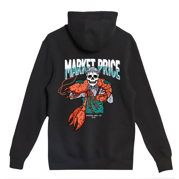 Market Price Black Heavyweight Hoodie