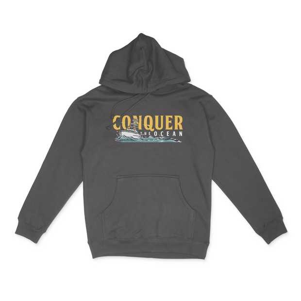 Conquer The Ocean Heavyweight hoodie – Keepers Only Co.