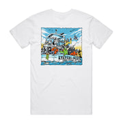 Offshore Mayhem White T-Shirt