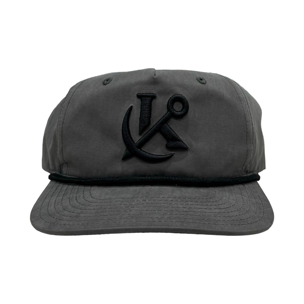 Anchored Rope Charcoal/Black Snapback