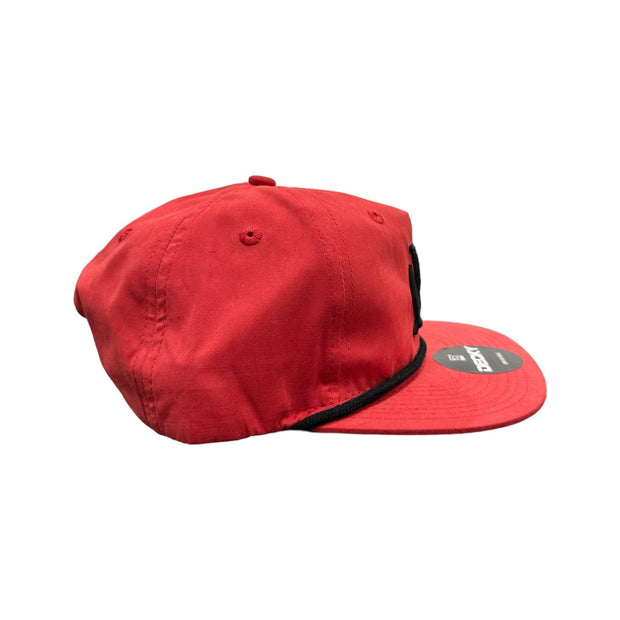 Anchored Rope Snapback - Red/Black
