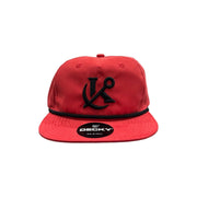 Anchored Rope Snapback - Red/Black