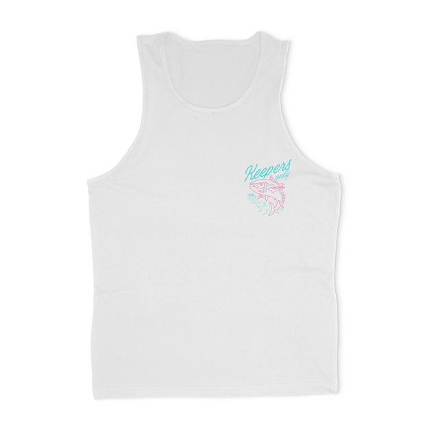 Retro Jumper White Tank-Top