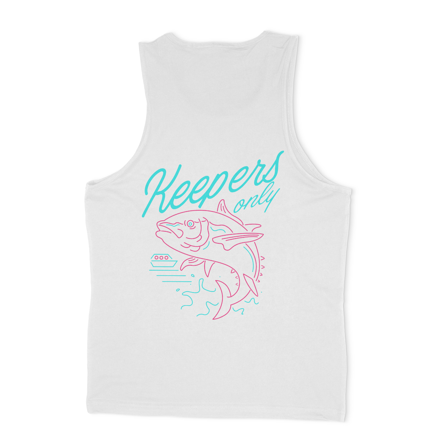 Retro Jumper White Tank-Top – Keepers Only Co.