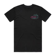 Retro Party Crasher Black T-Shirt