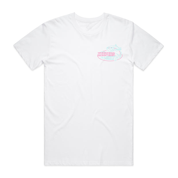 Retro Party Crasher White T-Shirt