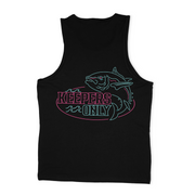 Retro Party Crasher Black Tank-Top