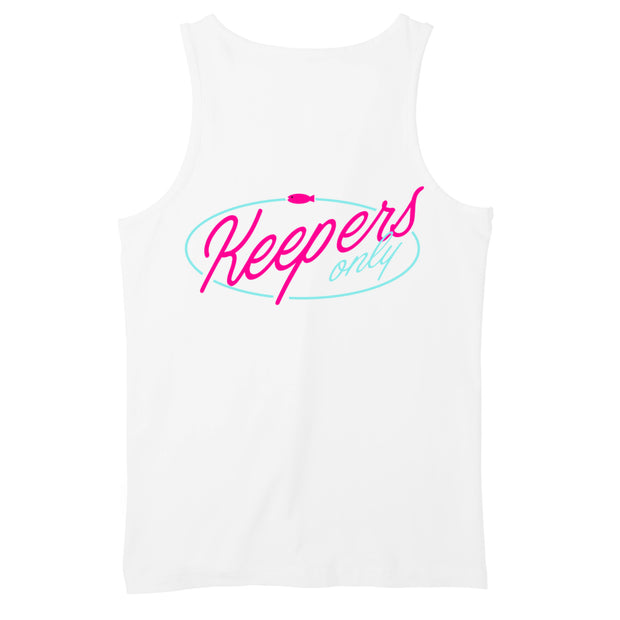 Retro Vice White Tank-Top