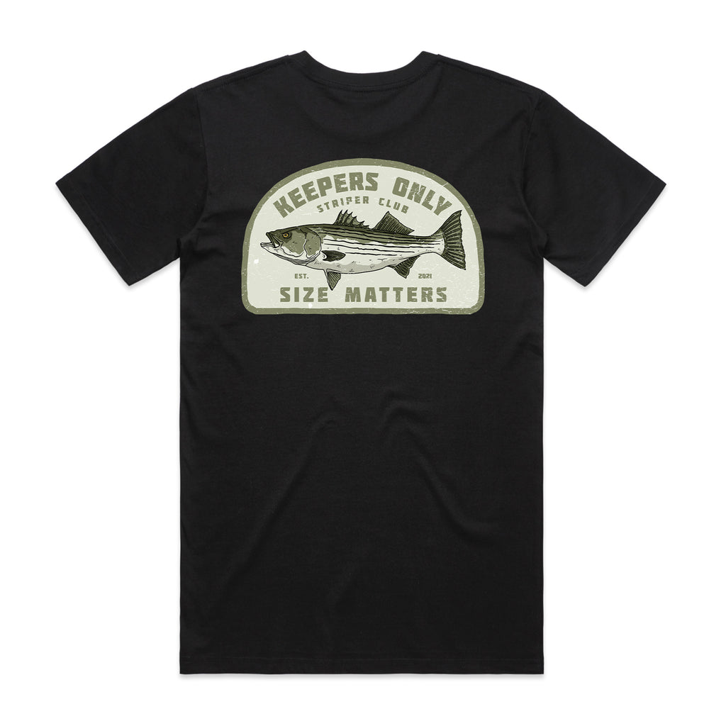 Size Matters Black T-Shirt – Keepers Only Co.