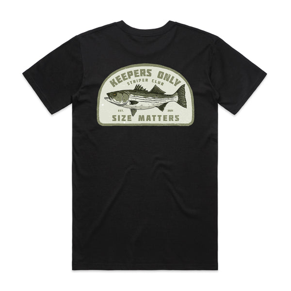 Size Matters Black T-Shirt – Keepers Only Co.