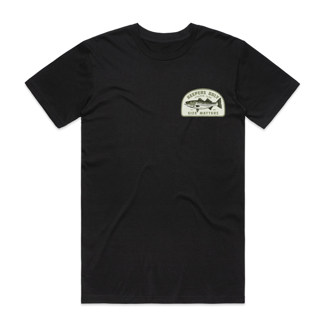 Size Matters Black T-Shirt – Keepers Only Co.