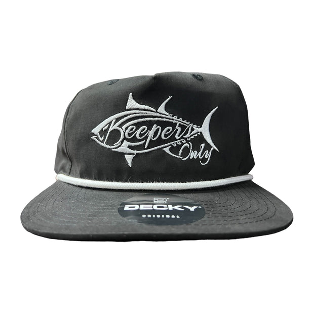 Stealth Rope Snapback - Black/White