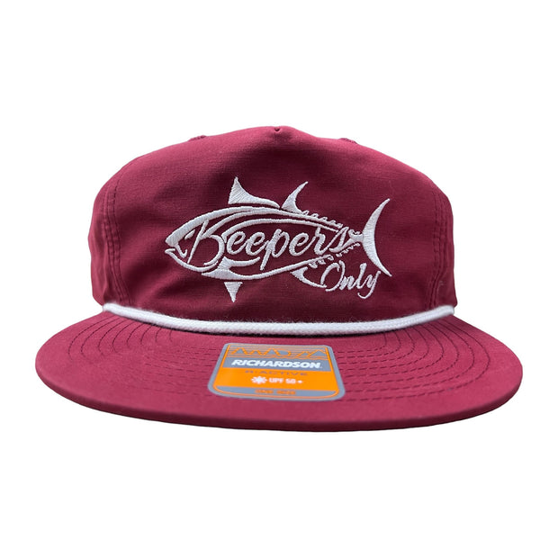 Stealth Rope Snapback - Cardinal/White